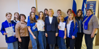 Активисты Молодой Гвардии встретились с главой района - Башмаковский район