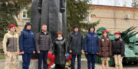 9 декабря, в День Героев Отечества, в Башмаковском районе состоялась церемония возложения цветов - Башмаковский район