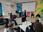В районной библиотеке имени М. Н. Пономарёва состоялся час профориентации «Марафон современных профессий»