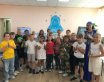 Модельную библиотеку имени М.Н. Пономарева посетили воспитанники пришкольного лагеря из р.п. Земетчино